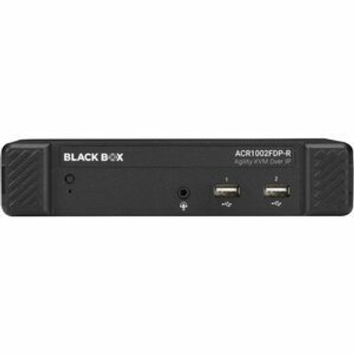 Black Box ACR1002FDP-T KVM over IP Fiber Extender - Dual-Monitor DisplayPort