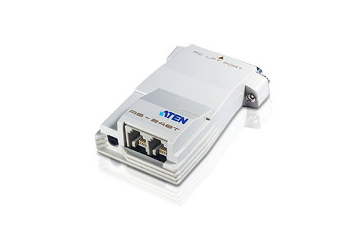 Aten AS248T Flash net Serial Printer Transmitter w/ 25ft Cable
