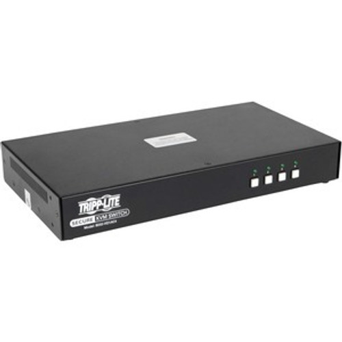 Tripp Lite B002-HD1AC4 SECURE KVM SWITCH 4PORT NIAP HDMI / DP PP3.0 CERTIFIED W/ CAC