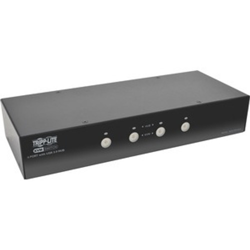 Tripp Lite B004-DPUA4-K 4PORT DISPLAYPORT KVM SWITCH W/AUDIO DESKTOP USB 3.0 HUB