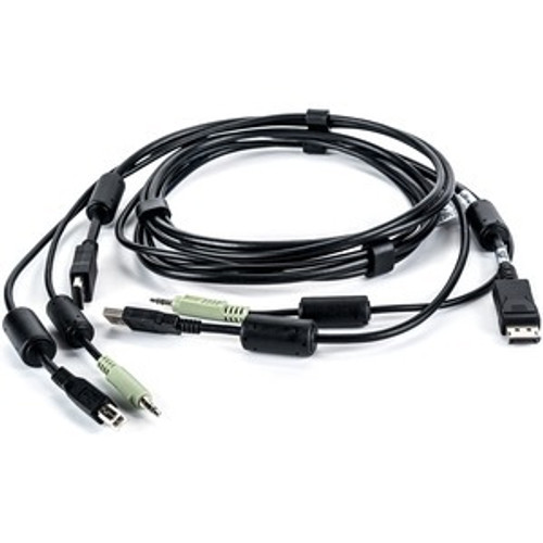 Vertiv Cybex CBL0105 10 feet All-in-One KVM Cable | Single Head | 4K UHD