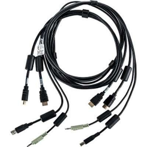 Vertiv Cybex - CBL0146 Video / USB / audio cable - stereo mini jack