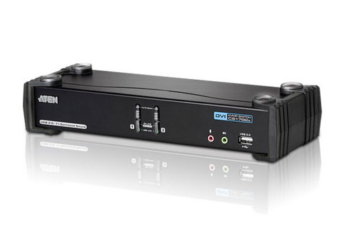 Aten CS1782A 2-port DVI KVMP with USB Audio Support
