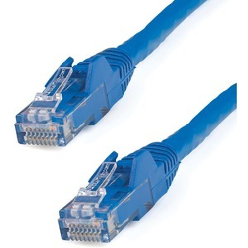 Star Tech N6PATCH1BL 1FT BLUE CAT6 ETHERNET CABLE SNAGLESS RJ45 UTP PATCH CABLE
