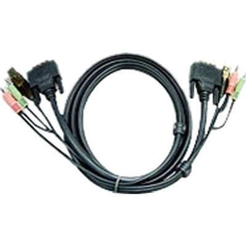Aten 2L7D03UI 10' DVI-I Single Link KVM cable for CS1768
