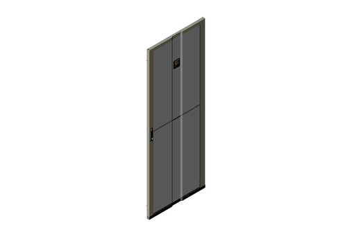 Chatsworth 39780-717 Single Perforated Metal Front Door for ZetaFrame Cabinet