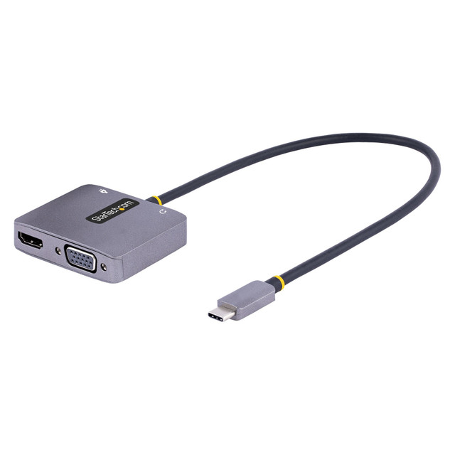 USB C Video Adapter Supports HDMI 2.0B (4K60HZ/HDR)   VGA (1920X1200@60HZ)   HDM 122-USBC-HDMI-4K-VGA