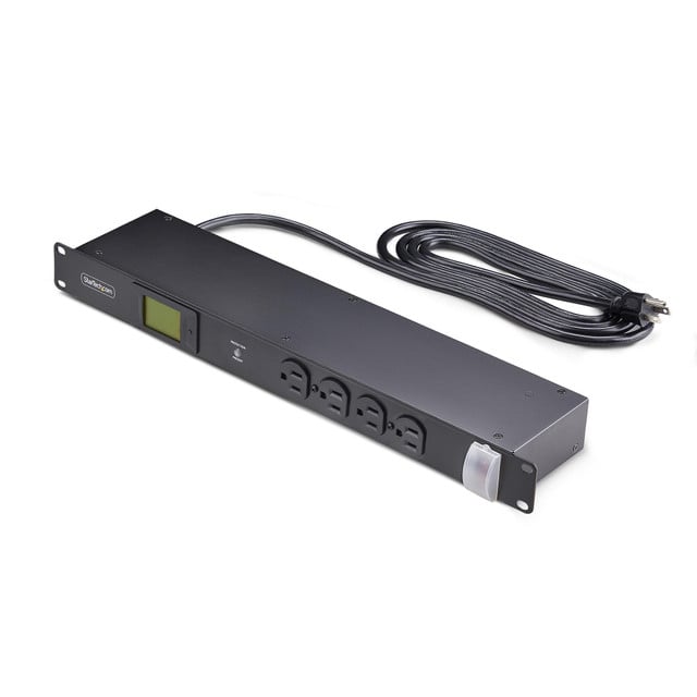 16-Outlet Horizontal RACK Mount Metered PDU, 1U Server Power Strip W/Surge Prote 16NM8-RACK-Mount-PDU