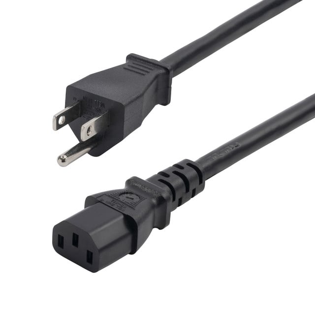 8FT (2.4M) Computer Power CORD, NEMA 5-15P to IEC 60320 C13 AC Power Cable, 13A 271B-6800-Power-CORD