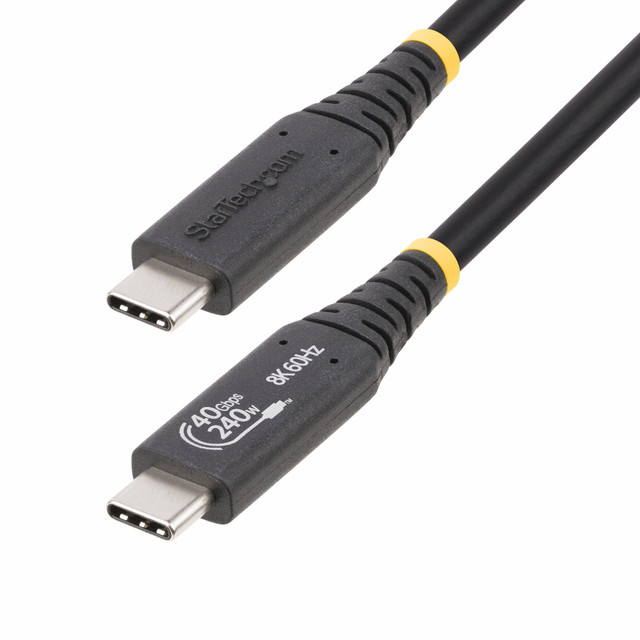 50CM (1.6FT) USB4 Cable, USB-IF Certified USB-C Cable, 40GBPS, 240W PD 3.1 EPR, 50C-40G-USB4-Cable