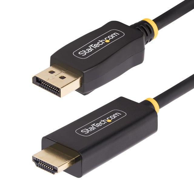 6.6FT (2M) Displayport to HDMI Adapter Cable, 4K 60HZ WITH HDR, DP to HDMI 2.0B, 6F-DP-HDMI-4K60-HDR