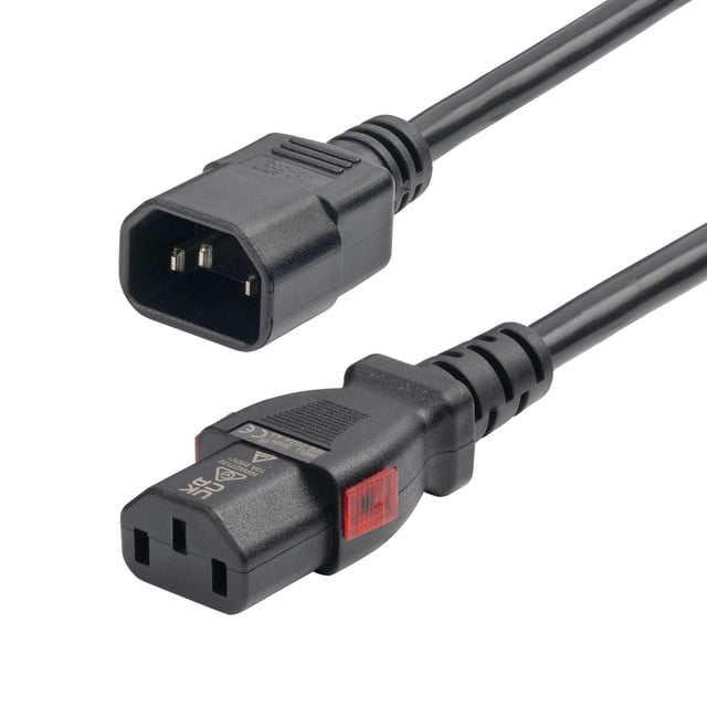 4FT (1.2M) Power Extension CORD, IEC 60320 C14 to Locking C13, PDU Power CORD, 1 87L3-8400-Power-CORD