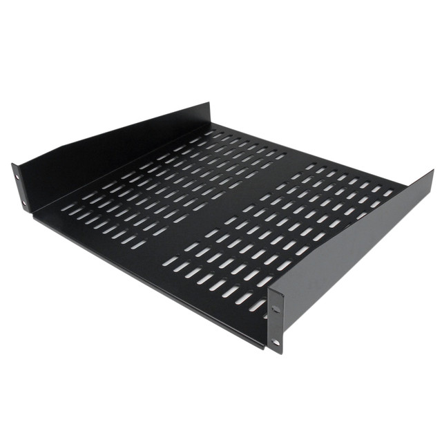 2U 19IN Vented Server RACK Cabinet Shelf/Rackmount Cantilever TRAY 16IN DEEP - U Cabshelfv