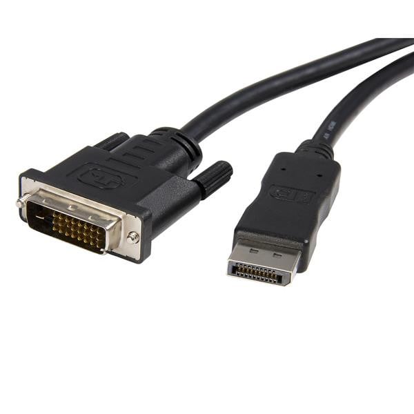10FT Passive Displayport to DVI-D Single-LINK Cable,1920X1200/1080P 60HZ; DP 1.2 DP2DVIMM10