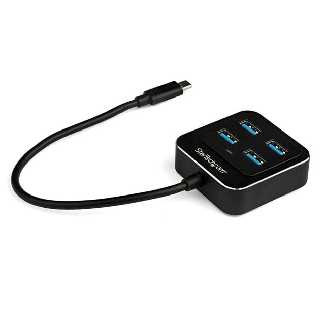 4-PORT USB-C HUB - USB-C HOST Laptop to 4X USB TYPE-a Adapter HUB - Superspeed 1 HB31C4AB