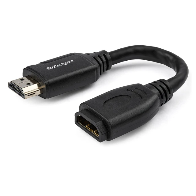 Startech 6IN Short HIGH Speed HDMI 2.0 Extension Cable WITH Ethernet; 4K 60HZ (U HD2MF6INL
