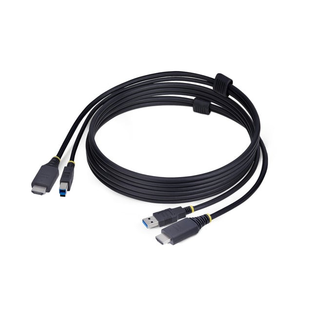 6FT (1.8M) HDMI and USB 5GBPS KVM Cable, 4K 60HZ, HDMI 2.0 and USB Combo Cable F HU1226-KVM-Cable