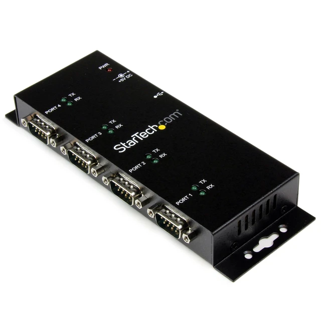 ADD 4 DIN RAIL-Mountable RS232 Serial Ports to ANY System Through USB - 4 PORT U ICUSB2324I