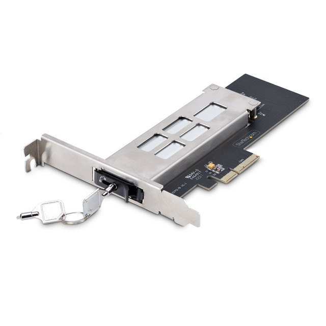 M.2 NVME SSD to PCIE X4 Mobile RACK/Backplane W/Removable TRAY for PCI Express E M2-Removable-PCIE-N1