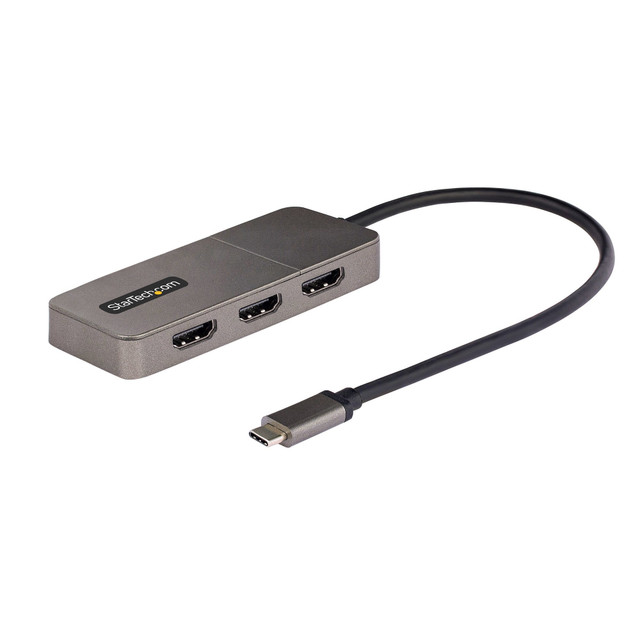 3-PORT USB-C MST HUB - USB TYPE-C to 3X HDMI Multi-Monitor Adapter - Triple HDMI MST14CD123HD