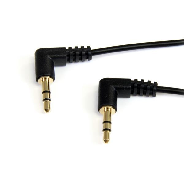 6FT 3.5MM Right Angle Stereo Audio Cable MU6MMS2RA