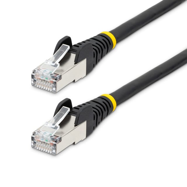 35FT CAT6A Ethernet Cable - Black - LOW Smoke ZERO Halogen (LSZH) - 10GBE 500MHZ NLBK-35F-CAT6A-Patch