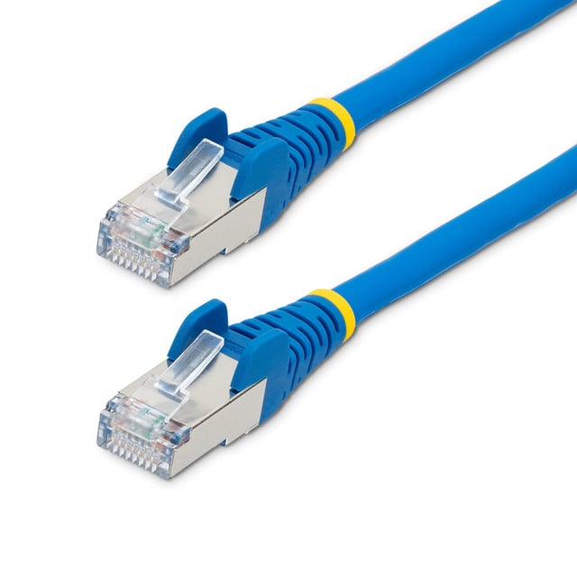 12FT CAT6A Ethernet Cable - BLUE - LOW Smoke ZERO Halogen (LSZH) - 10GBE 500MHZ NLBL-12F-CAT6A-Patch