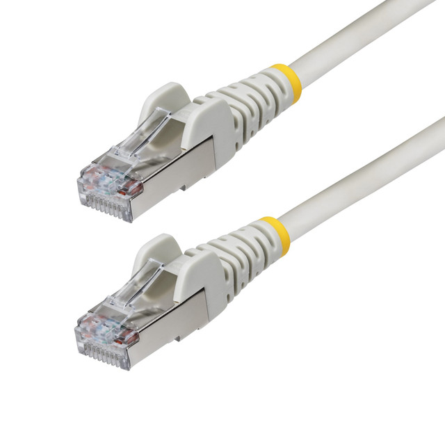 100FT GRAY CAT6A Ethernet Cable, Snagless RJ45, 10G, 100W POE, S/FTP, LSZH, 27AW NLGR-100F-6A-Patch