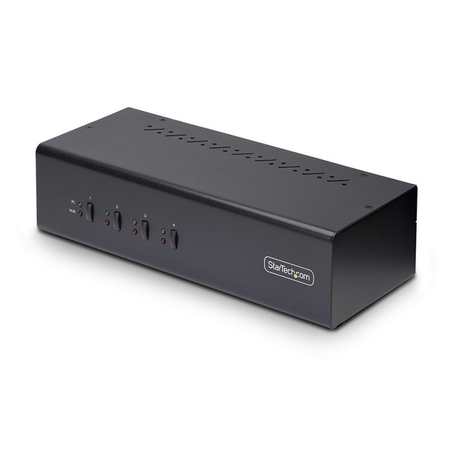 4-PORT DUAL-Monitor Displayport KVM Switch, 4K 60HZ, 2X USB 5GBPS HUB Ports, 2X P4DD46A2-KVM-Switch