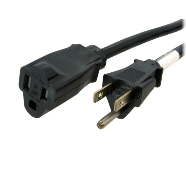 10FT (3M) Heavy DUTY Extension CORD W/ NEMA 5-15R and NEMA 5-15P Connectors; 125 PAC1011410