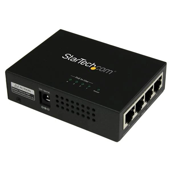 Deliver Power and DATA to FOUR POE-Powered Devices (PD) Using THIS WALL-Mountabl POEINJ4G