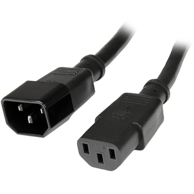 AC Power CORD 1FT (0.3M) 18AWG Power Supply Extension Cable IEC 60320 C14 to IEC PXT1001