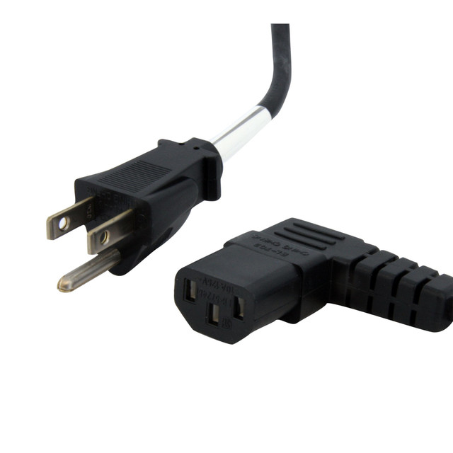 10FT Power CORD, NEMA5-15P to Angled C13 PXT101L10