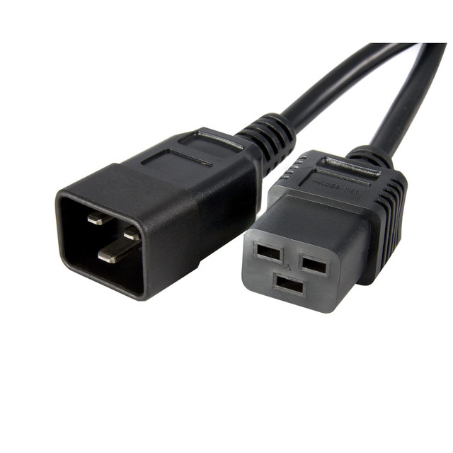 Startech.COM PXTC19C203 3FT (0.9M) Heavy DUTY Extension CORD W/ IEC 60320 C19 to C20 Connectors; 250V 13