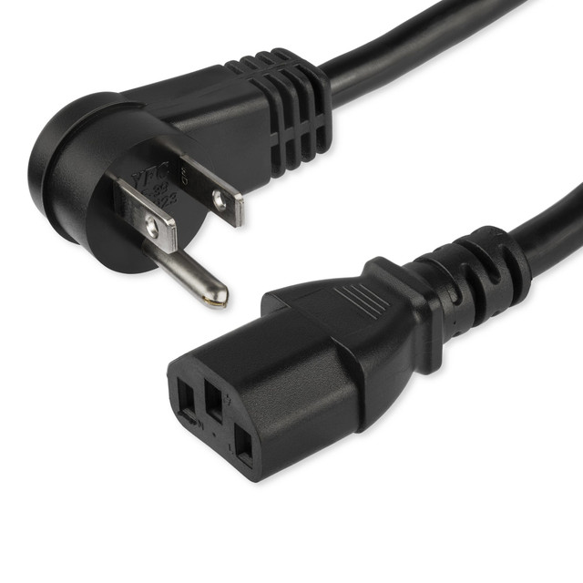6FT (2M) 18AWG Flexible Computer Power CORD W/ NEMA 5-15P and IEC 60320 C13 CONN PXTR1016