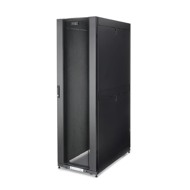 4 POST 42U 19IN Server RACK Cabinet W/Casters/Levelling FEET EIA/ECA-310-E - ADJ RK4242BK24
