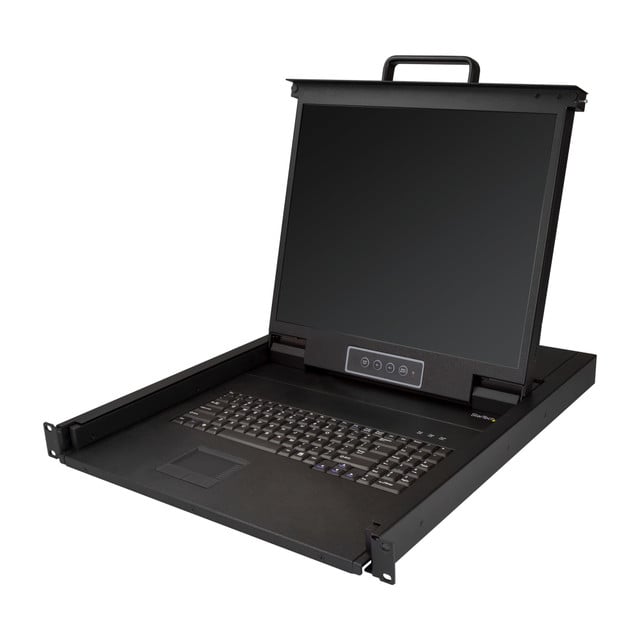 Rackmount KVM Console Works W/ALL KVM Switches W/ VGA + USB Interfaces - RACK MO RKCONS1901