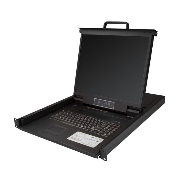 Rackmount KVM Console W/ 19IN Active Matrix TFT LCD Monitor / 1280 X 1024 / 8 PO RKCONS1908K