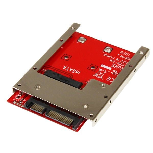 Convert an Msata SSD into a 7MM HIGH 2.5IN SATA 6GBPS OPEN Bracket SSD - Msata T SAT32MSAT257