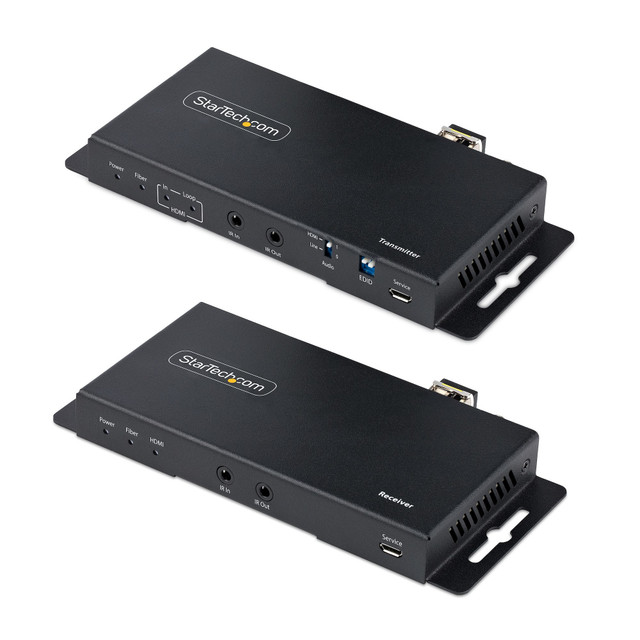 4K HDMI OVER Fiber Extender KIT, 4K 60HZ up to 3300FT (Single MODE) or 1000FT (M ST121HD20FXA2