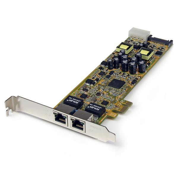 ADD TWO Power-OVER-Ethernet Gigabit Ports to a PCI Express-Enabled Computer - DU ST2000PEXPSE