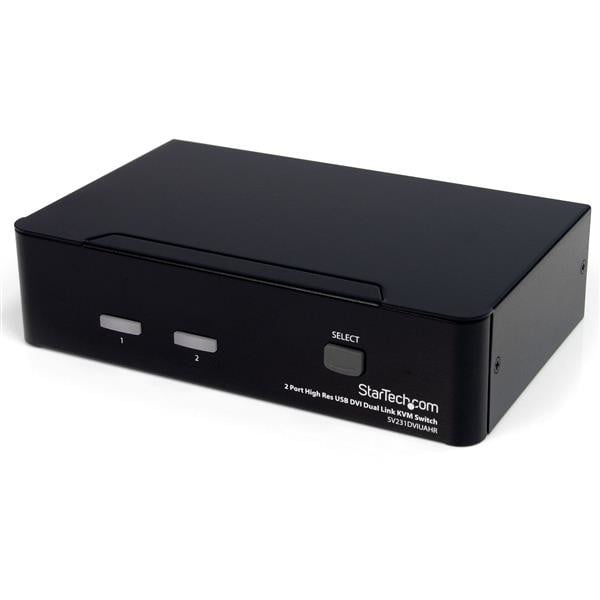StarTech.com SV231DVIUAHR KVM switch Black
