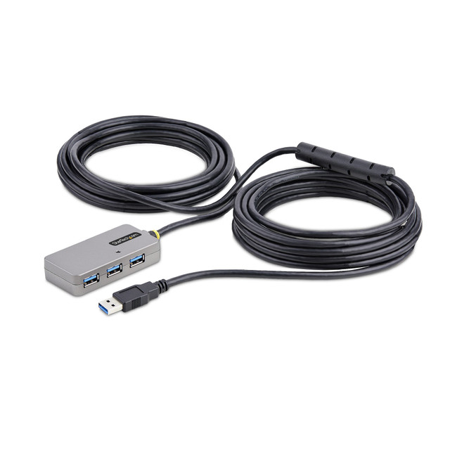 USB Extender HUB, 10M USB 3.0 Extension Cable WITH 4-PORT USB-a HUB, Active/BUS U01043-USB-Extender