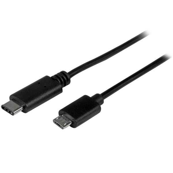 Charge and SYNC YOUR USB 2.0 Micro-B Devices FROM a USB-C HOST, WITH Reduced CLU USB2CUB50CM