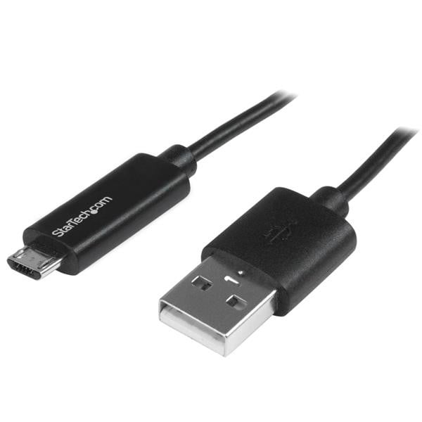 KNOW WHEN YOUR Micro-USB Mobile Devices ARE Fully Charged - 1M USB to Micro USB USBAUBL1M