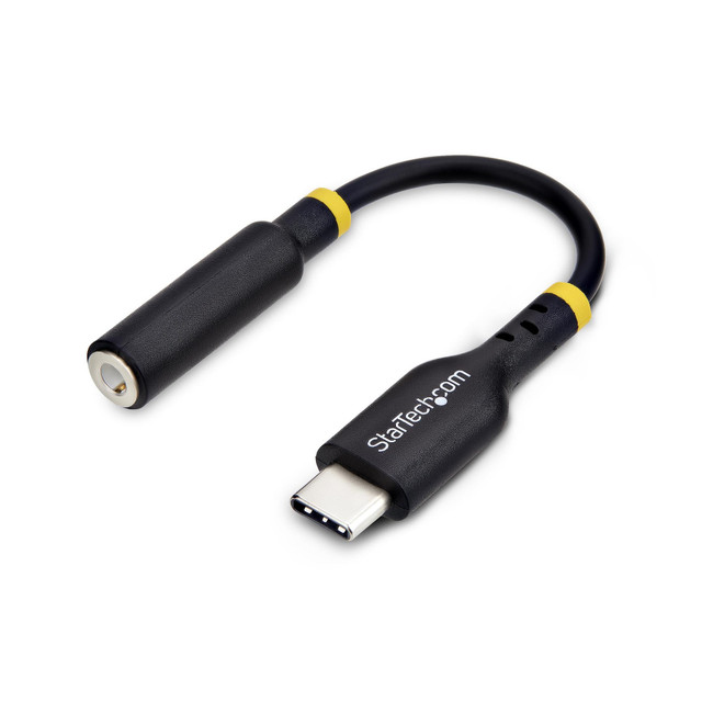 5IN (12.7CM) USB-C to 3.5MM TRRS Headphone/Headset JACK Audio Adapter, USB C AUX USBCAUDIO2