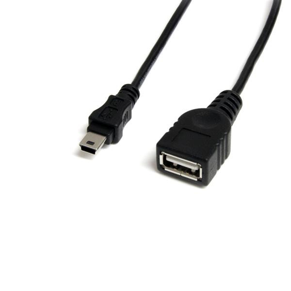 1FT MINI USB 2.0 Cable-USB a to MINI B USBMUSBFM1