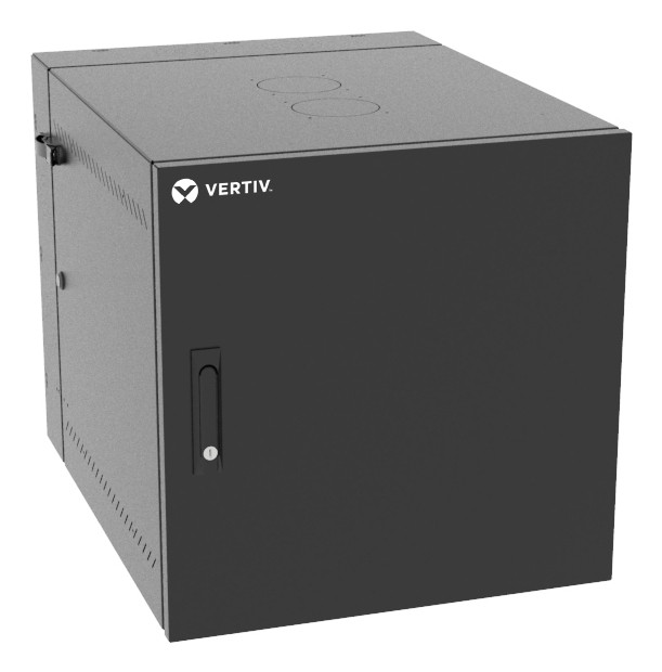 Vertiv Vr Rack, 12UX24.5IN Wallmount, Mesh Door VR1001