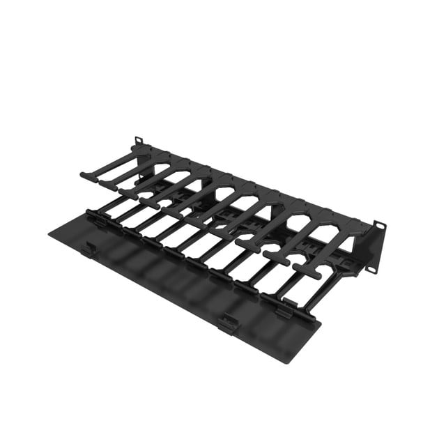 2UX6IN Horiz Cable MGR W/Cover VRA1022
