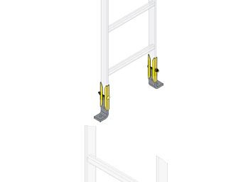 Ladder END Support HDWR,1 CLH-RES